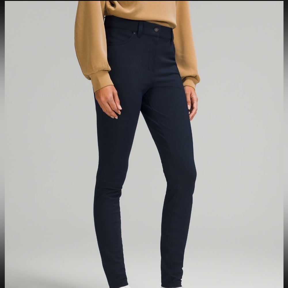 Lululemon city sleek slim fit 5 pocket high-rise sz 30